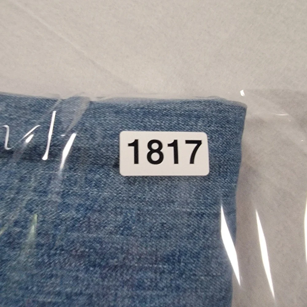 Levis 501 XX Jeans Mens 56x32 Blue Solid Straight Fit Cotton Button Fly Vintage